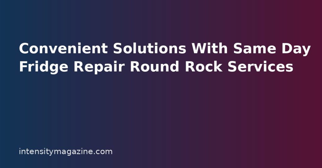 Convenient Solutions With Same Day Fridge Repair Round Rock Services Convenient Solutions With Same Day Fridge Repair Round Rock Services